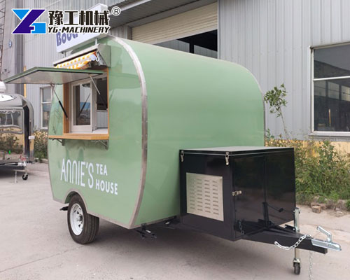 Mobile Bubble Tea Trailer Ready for Shipping