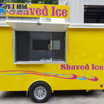 Mobile Shave Ice Trailer Ready for Events