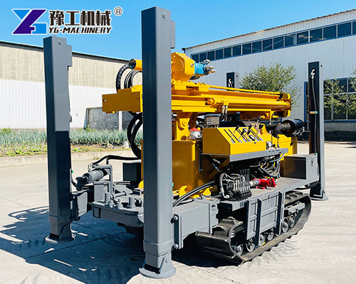 Pneumatic water well drill rig for deep drilling