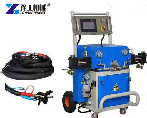 Polyurea machine for waterproofing applications