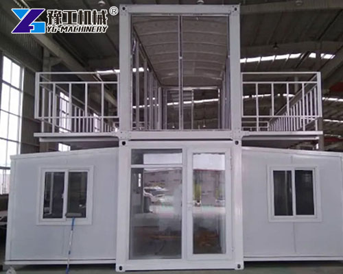 Prefab modular 2-story container home