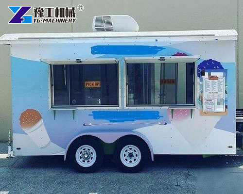 Shaved Ice Trailer with Storage and Cooling