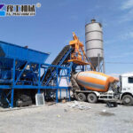 Small Concrete Batch Plant in Operation