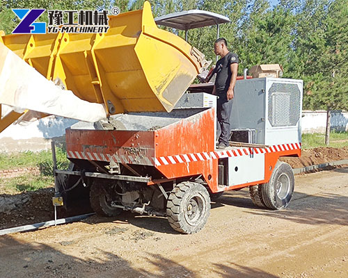 South Africa road project using YG20 curb machine