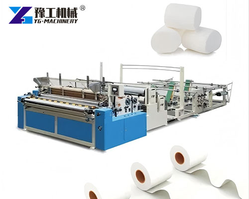 Tissue Roll Production Machine with High Speed