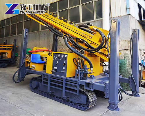 Water drilling equipment in a remote area drilling