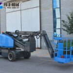14m Self-Propelled Articulating Boom Lift Exported to Greece YG 14m Articulating Boom Lift for Sale