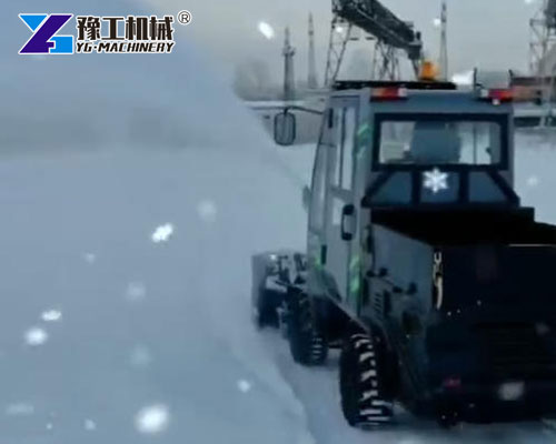 compact snow sweeper machine for sidewalks