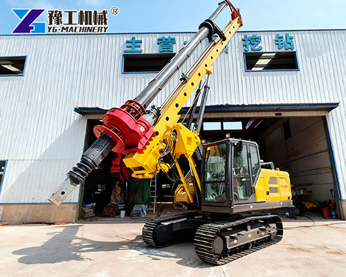 Construction Piling Rig Drilling Deep Foundation Holes