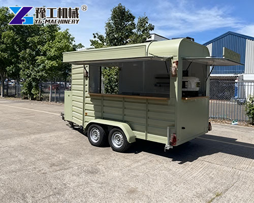 Durable aluminum sandwich trailer for catering business