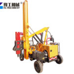 Guardrail Pile Driver Guardrail Pile Driver with hydraulic hammer