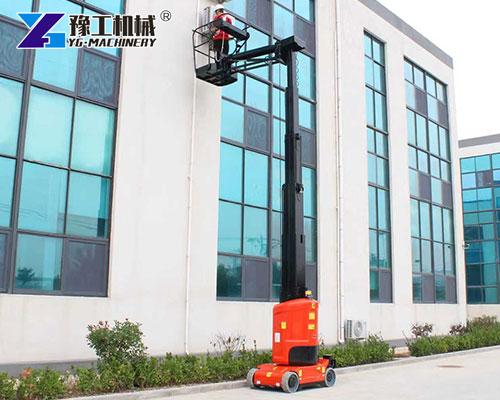Industrial vertical mast lift for factories
