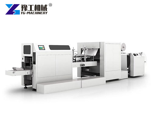 Kraft paper bag machine in production line