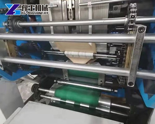 Paper Bag Machine producing food packaging bags