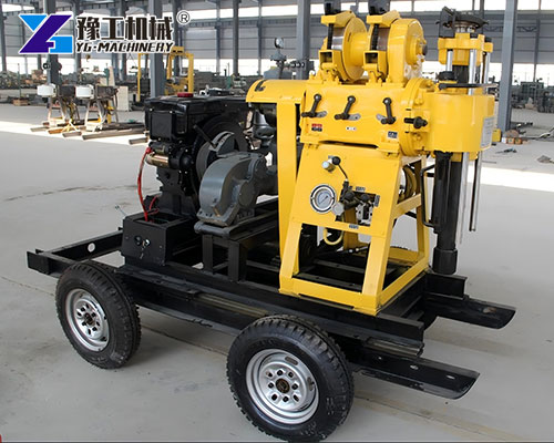 Portable core drilling rig in Brazil site