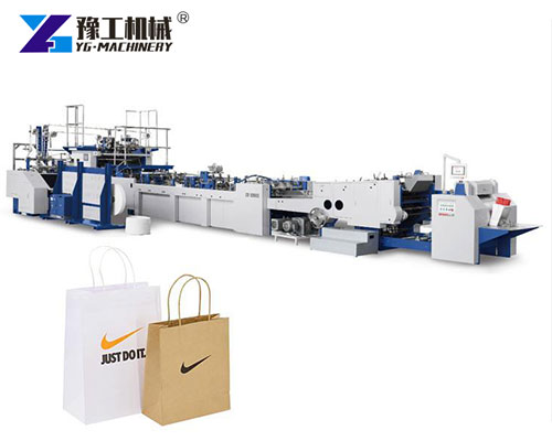 Reliable square bottom paper bag production line