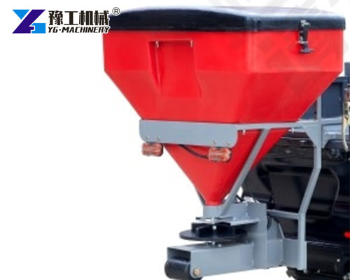 Salt Spreader for snow sweeper machine