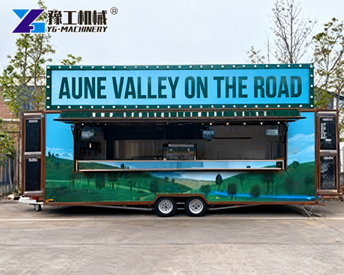 Sandwich trailer with branded design and LED lights