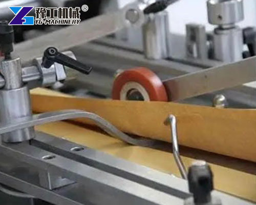 Square bottom paper bag forming unit