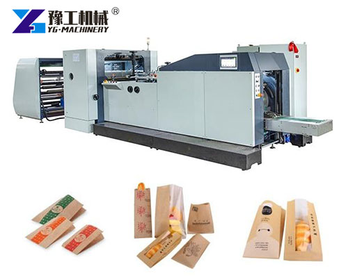 V bottom bag production line in workshop