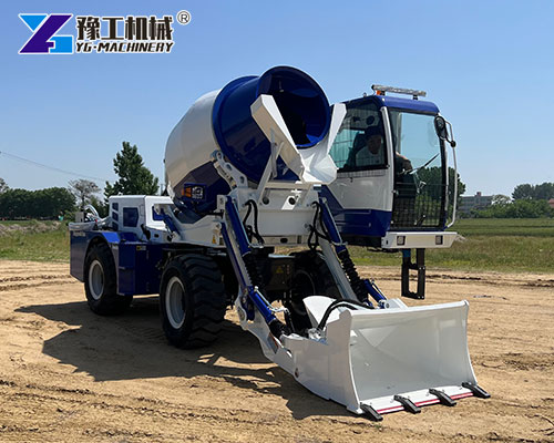 diesel self-loading concrete mixer