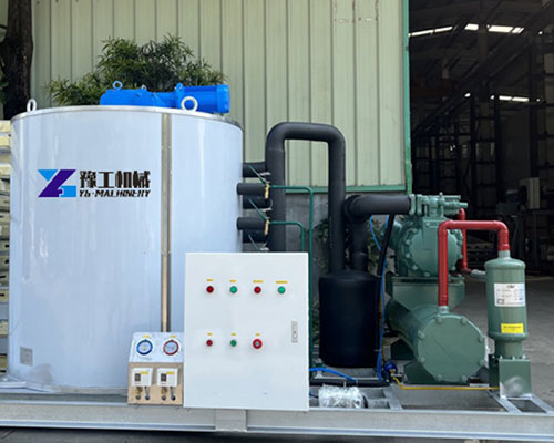 flake ice machine for fishery cooling