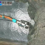 Underwater Cleaning Robot Delivered To Australia Dam Cleaning Industrial tank cleaning robot removing sludge