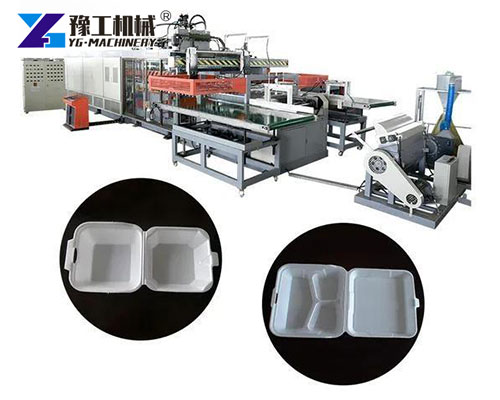 Lunch box making equipment production line