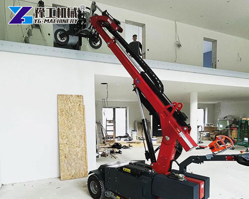 mobile glass lifting robot narrow space