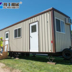 Mobile Office Trailer Mobile office trailer on a construction site