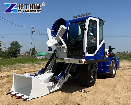 self-loading mixer truck for small projects