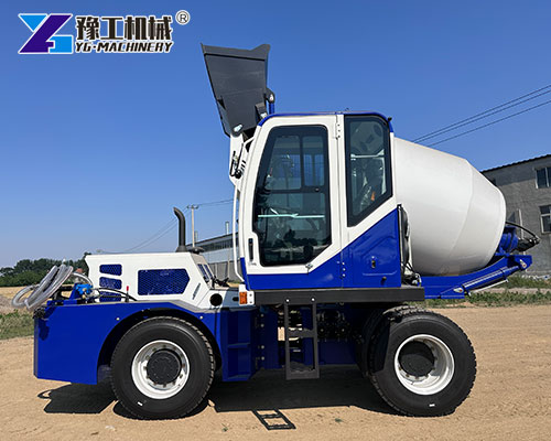 self-loading mixer truck loading materials