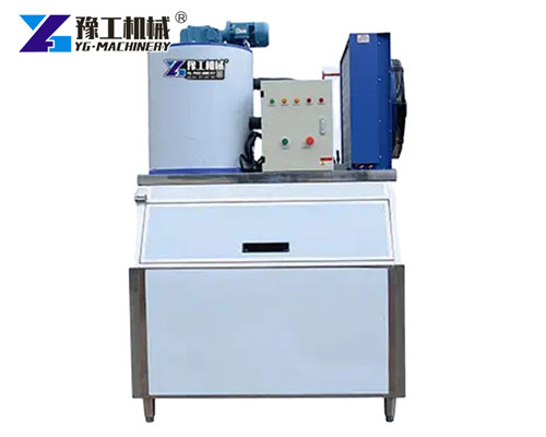 stainless steel industrial flake ice machine