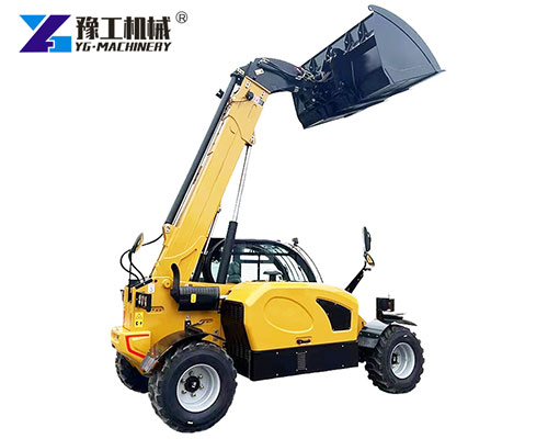 telescopic boom forklift for building materials