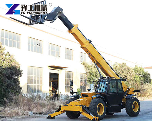 telescopic boom forklift high reach loading