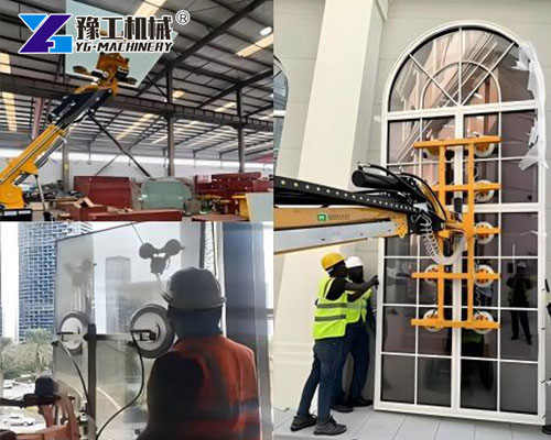 YG vacuum glass lifter working site