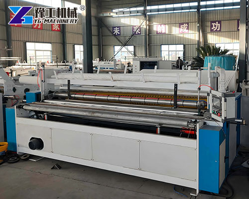 PLC Controlled Toilet Paper Rewinder