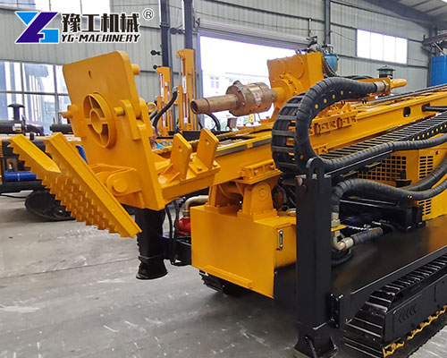 RC drilling rig on a mining site