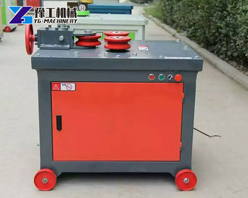 Rebar curving machine for ring beam forming