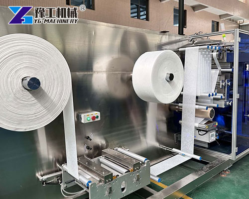 Wet wipe machine workspace