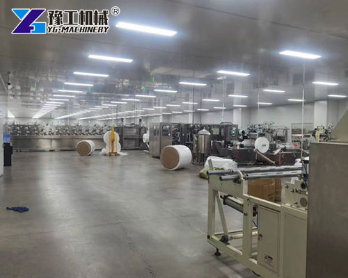 Wet wipes manufacturing machine factory