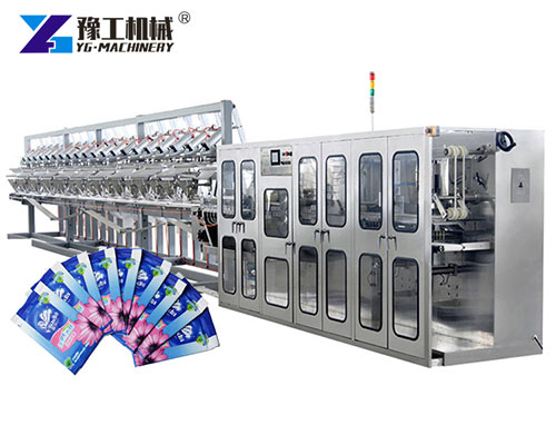Wet wipes manufacturing machine