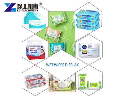 Wipes making machine finished products