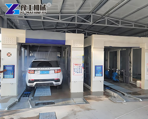 car wash machine for gas stations layout