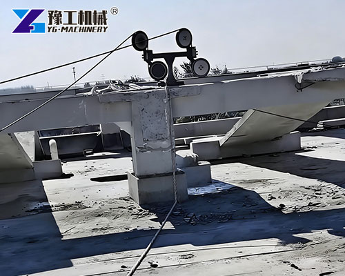 diamond wire saw cutting hard rock