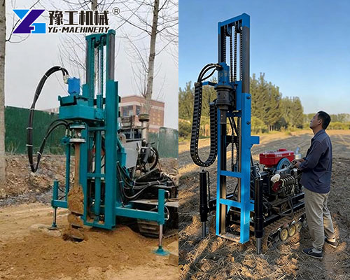 Tracked Helical Piling Equipment